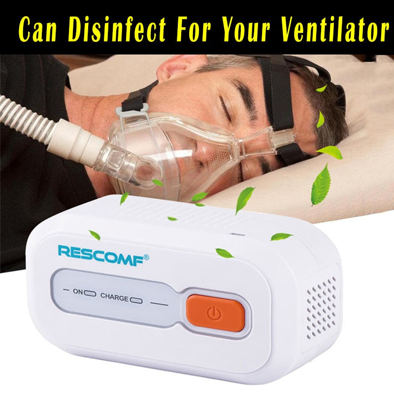 Air Ventilator Auto CPAP BPAP Cleaner Disinfector 2200mAh Sleep Apnea Anti Snoring Easy To Carry Sleep Apnea Devices positioner