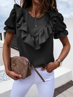 2020 Spring Women Blouses Befree Sexy Long Sleeve Ruffles Loose Elegant Vintage Casual Big Large Pluse Sizes Tops Office Shirts