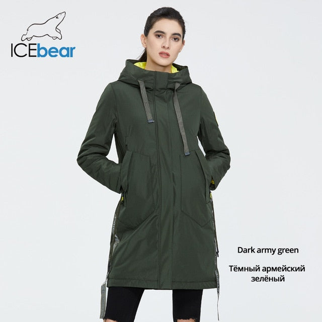 ICEbear 2020 Women spring jacket women coat with a hood casual wear quality coats brand clothing GWC20035I