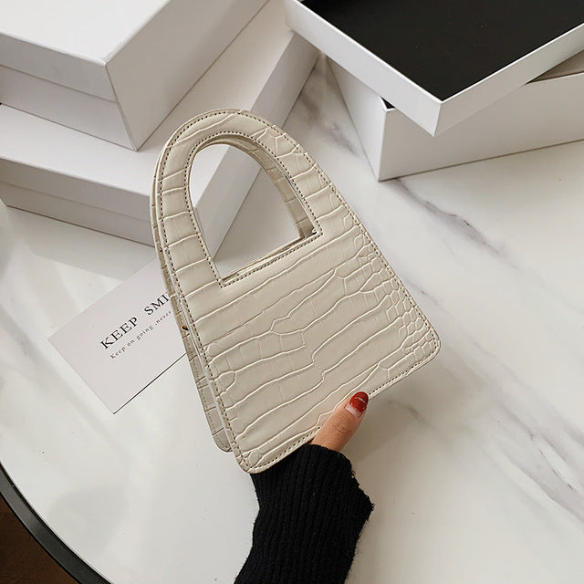 Small Stone Pattern PU Leather Crossbody Bags For Women 2020 Chain Handbags Lady Shoulder Bag Simple Totes Hand Bag