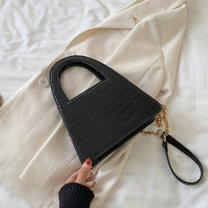 Small Stone Pattern PU Leather Crossbody Bags For Women 2020 Chain Handbags Lady Shoulder Bag Simple Totes Hand Bag
