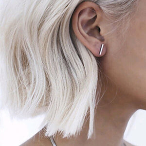 Tocona New Fashion Simple Geometric Stud Earrings Set Small Beautiful Earrings for Women Girls Minimalist Jewelry Accessories