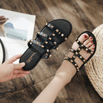 Fashion Women Slides Summer Rivet Slippers Women Shoes Flip Flops Slide Sandals Upstream Lady Shoes Slides Zapatillas Mujer