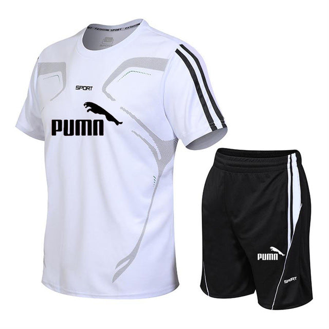 2 pcs / set men's tracksuit, loose sportswear for gym, sports, running wear, running, sport, exercise, workout, men's quick dry