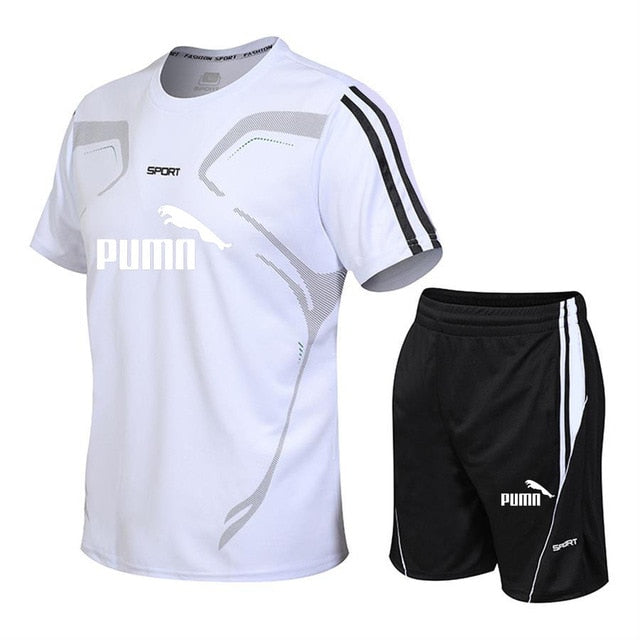2 pcs / set men's tracksuit, loose sportswear for gym, sports, running wear, running, sport, exercise, workout, men's quick dry
