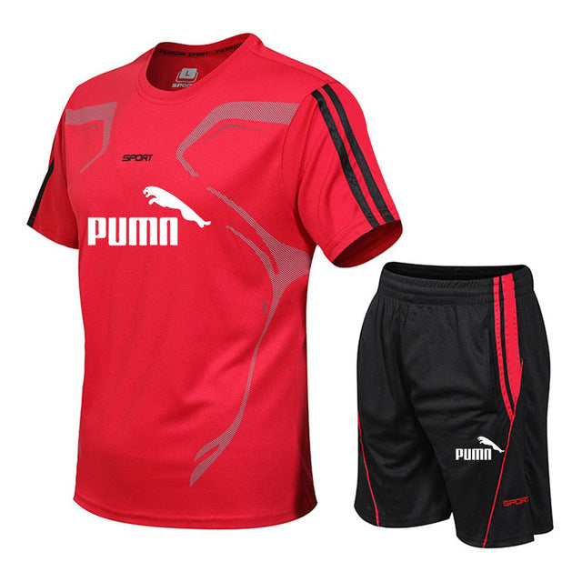 2 pcs / set men's tracksuit, loose sportswear for gym, sports, running wear, running, sport, exercise, workout, men's quick dry