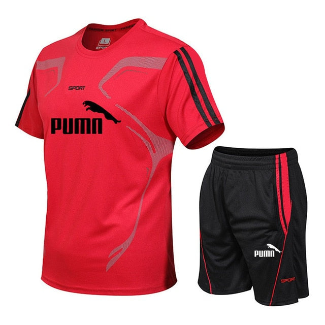 2 pcs / set men's tracksuit, loose sportswear for gym, sports, running wear, running, sport, exercise, workout, men's quick dry