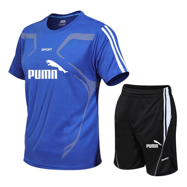 2 pcs / set men's tracksuit, loose sportswear for gym, sports, running wear, running, sport, exercise, workout, men's quick dry
