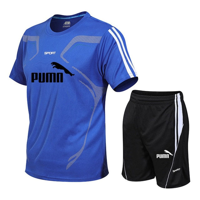 2 pcs / set men's tracksuit, loose sportswear for gym, sports, running wear, running, sport, exercise, workout, men's quick dry