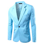 NEW Mens Fashion Brand Blazer British's Style Casual Slim Fit Suit Jacket Male Blazers Men Coat Terno Masculino Plus Size