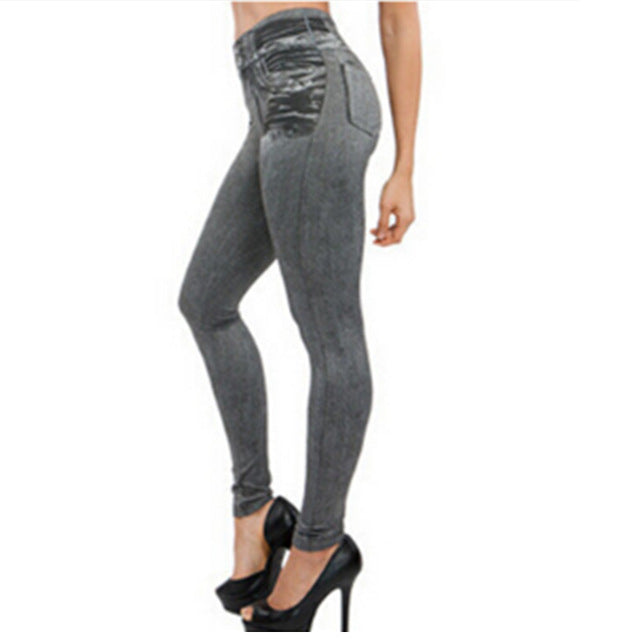 Push Up Seamless High Waist Warm Jeans Leggings Women Autumn and Winter Elas1tic0 Velvet Jeggings Pants Leggins Stretch well