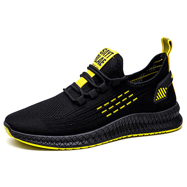 Fashion Sneakers Men Tennis Shoes Air Mesh Mens Trainers Lightweight Sport Shoes Men Black Footware Shoes Men Tenis Masculino