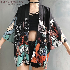 Womens tops and blouses 2020 harajuku kawaii shirt Japanese streetwear outfit kimono cardigan female yukata blouse women AZ004