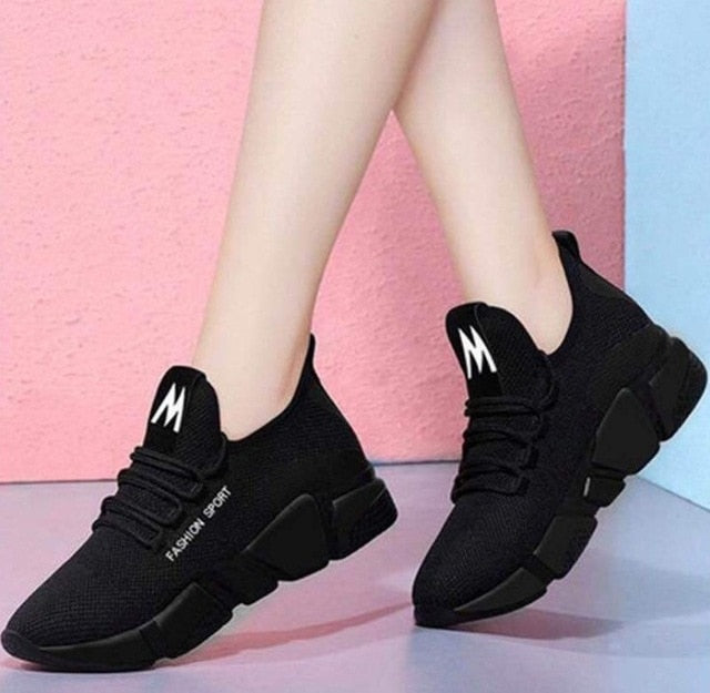 Women casual shoes Breathable Mesh platform Sneakers Women New Fashion mesh sneakers shoes woman tenis feminino