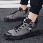 Mens Casual Shoes High Top Fashion Sneakers for Men Suede Sport Shoes Man Ankle Footwear Male High Quality Zapatillas Hombre