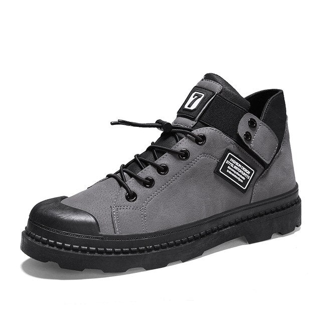 Mens Casual Shoes High Top Fashion Sneakers for Men Suede Sport Shoes Man Ankle Footwear Male High Quality Zapatillas Hombre