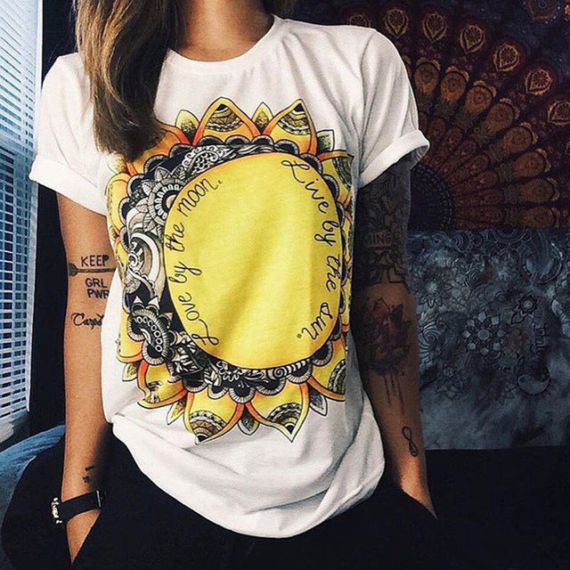 CDJLFH Women Clothing blusas 2017 Summer blouse Fashion Short Sleeve shirt Rock-shirt Camisetas y plus size tops blusa feminina