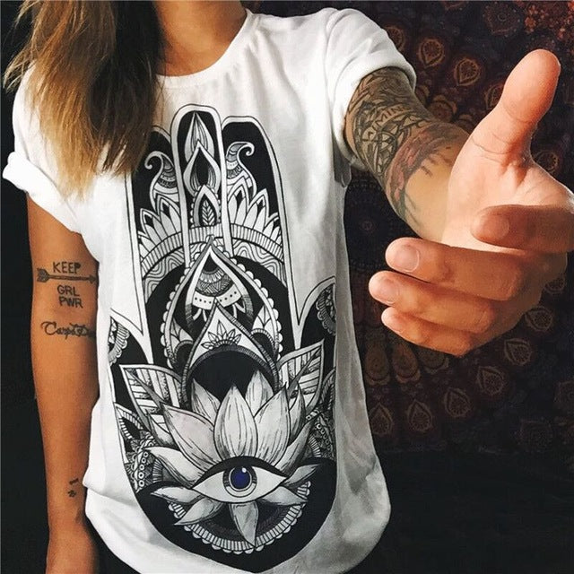 CDJLFH Women Clothing blusas 2017 Summer blouse Fashion Short Sleeve shirt Rock-shirt Camisetas y plus size tops blusa feminina