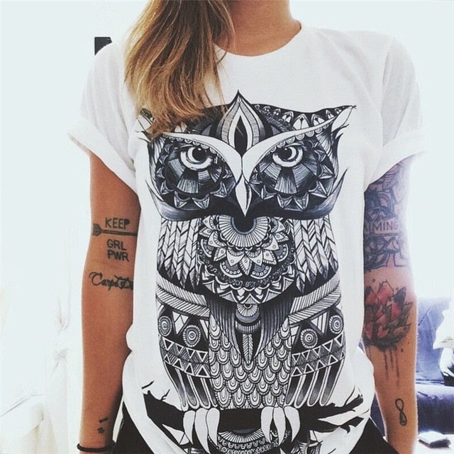 CDJLFH Women Clothing blusas 2017 Summer blouse Fashion Short Sleeve shirt Rock-shirt Camisetas y plus size tops blusa feminina