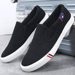 Spring New Men's Shoes Plus Size 39-47 Casual Sneakers White Canvas Shoes Boys Sport Sneakers Comfortable Men Loafers