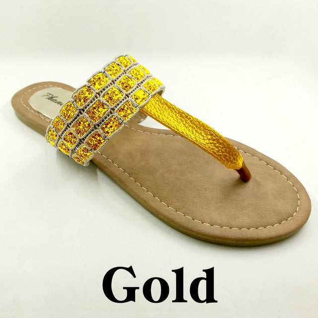 New 2020 Summer Style Shoes Women Sandals Fashion Leopard Flats Top Quality Solid Flip Flops Sexy Slippers Big Size 6-11