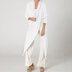 2020 Celmia Plus Size Women Tops and Blouses Vintage Long Shirt Casual Cowl Neck Long Sleeve Loose Asymmetrical Blusas Femininas