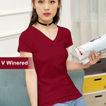 MRMT 2019 Brand New Womens 95% Cotton T-Shirt Pure Color Short Sleeve Women T shirt For Female Slim Tops Woman T shirts Clothing