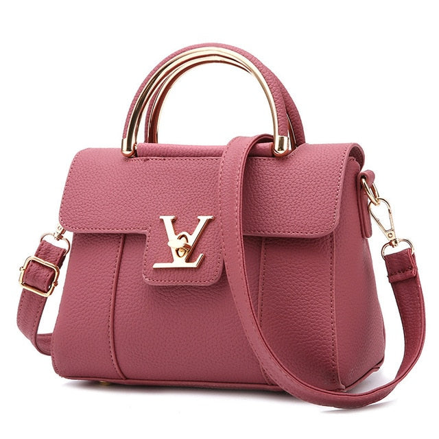 Women Handbags LV, PU Leather Shoulder Messenger Bags lady Hand Bags High Quality Fashion Female Bag Crossbody Bags for Women