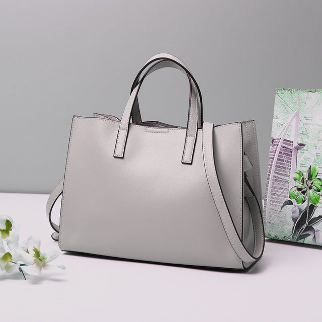 DIENQI Luxury Saffiano Genuine Leather Shoulder Bags Women Handbags New Arrivals 2020 Famous Brand Ladies Big Crossbody Bag Hand