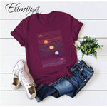 Elimiiya Abstract T shirt Women Oversized Print T-shirt Short Sleeve O-Neck  Womens clothing  Ladies Tops Tees 2020 Summer Top