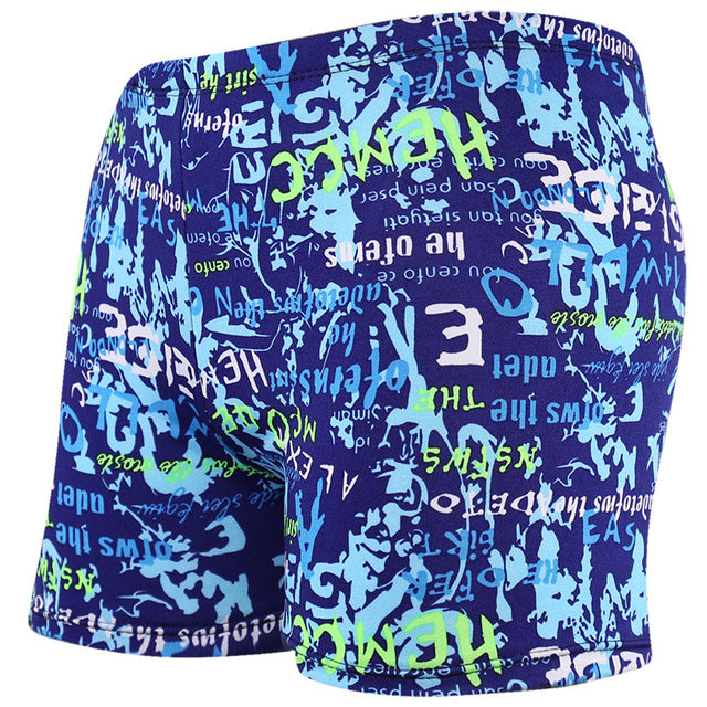Men's Printing Swimming Trunks Swimwear Swim Sport Briefs Swimsuit Beach Boexer Shorts Wear Bathing Suit maillot de bain