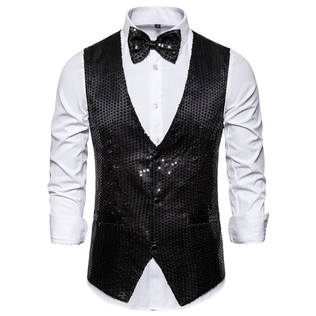 2020 Men Shiny Gold Sequin Glitter Embellished Blazer Jacket Bling Men Nightclub Wedding Party Suit Jacket Stage Singers Clothes