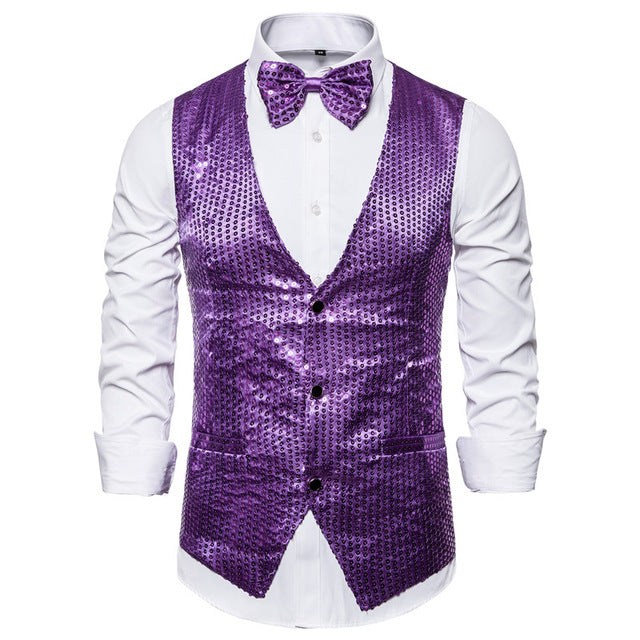 2020 Men Shiny Gold Sequin Glitter Embellished Blazer Jacket Bling Men Nightclub Wedding Party Suit Jacket Stage Singers Clothes