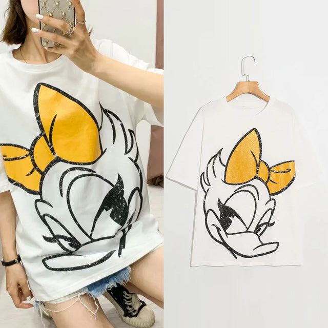 T Shirt O-neck Women Clothing Print classic The Lion King Regular tops Graphic Shirt Streetwear Cotton Tee 2020 fashion cartoon