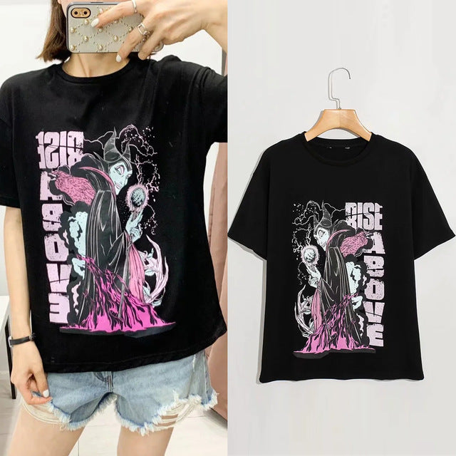 T Shirt O-neck Women Clothing Print classic The Lion King Regular tops Graphic Shirt Streetwear Cotton Tee 2020 fashion cartoon