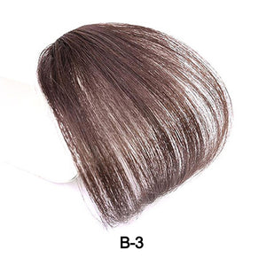 Clip In Blunt Bangs Thin Fake Fringes Natural Straigth Synthetic Neat Hair Bang Accessories For Girls Invisible Natural 4 Colors