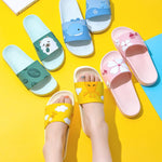 Cartoon Unicorn Cute Animal Fruit Women Home Slippers Summer Sandals Ladies Slides Indoor House Shoes Flip Flops Sandalias Mujer