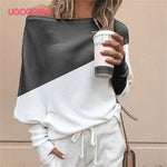 UGOCCAM Sexy Blouse Women Long Sleeve Women Blouses Autumn Loose Women Top Shirts Lady Blouse Shirt Women Shirt Plus Size Blusas