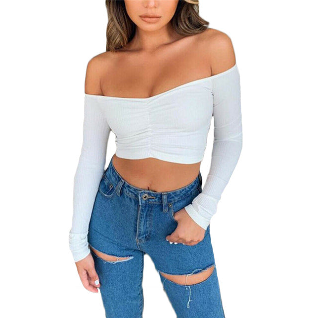 2020 New Fashion Summer Women Cotton V-Neck Slim Crop Top Bandage Short Sleeve Camis Tees Tanks Bandeau Top Party Clothes Tops