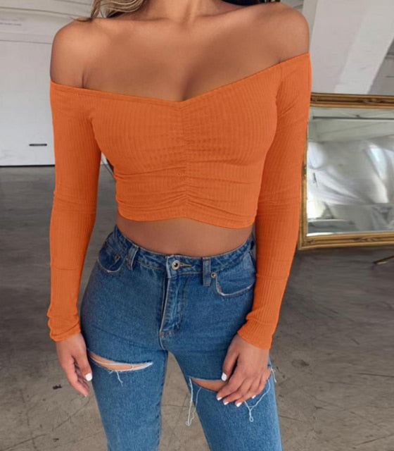 2020 New Fashion Summer Women Cotton V-Neck Slim Crop Top Bandage Short Sleeve Camis Tees Tanks Bandeau Top Party Clothes Tops