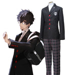 Game Persona 5 Akira Kurusu Cosplay Costume P5 Ren Amamiya Full Set School Uniform Mens Suits Halloween Unisex Blazer Outfit