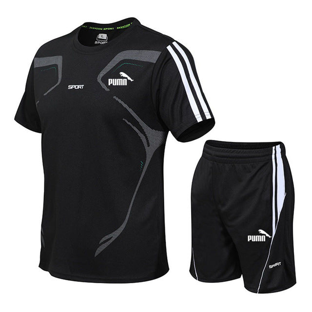 2 pcs / set men's tracksuit, loose sportswear for gym, sports, running wear, running, sport, exercise, workout, men's quick dry