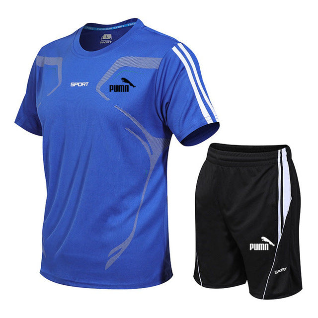2 pcs / set men's tracksuit, loose sportswear for gym, sports, running wear, running, sport, exercise, workout, men's quick dry
