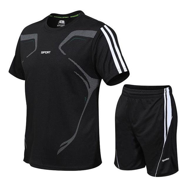2 pcs / set men's tracksuit, loose sportswear for gym, sports, running wear, running, sport, exercise, workout, men's quick dry