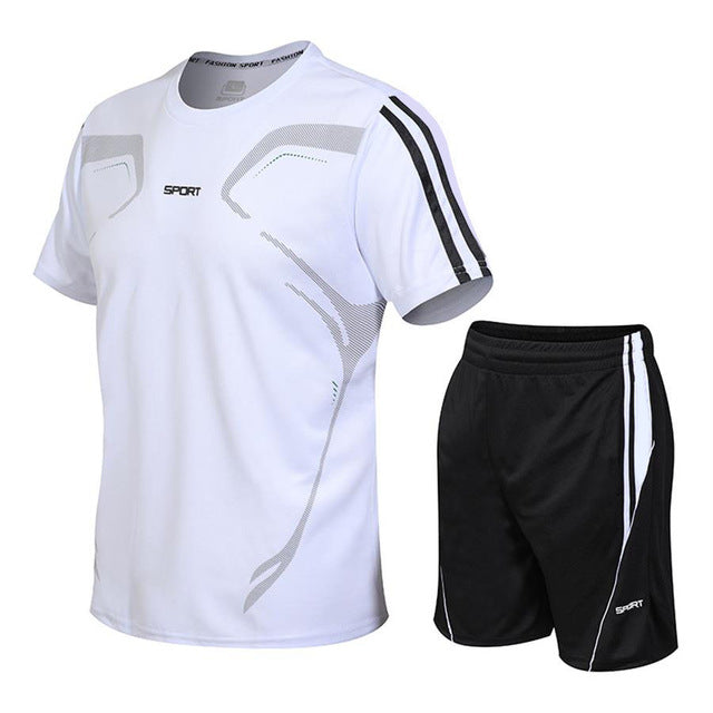 2 pcs / set men's tracksuit, loose sportswear for gym, sports, running wear, running, sport, exercise, workout, men's quick dry