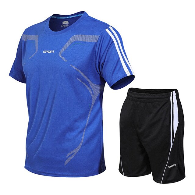 2 pcs / set men's tracksuit, loose sportswear for gym, sports, running wear, running, sport, exercise, workout, men's quick dry