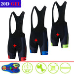 Pro team Cycling 20D GEL Pad Bike Wear Bib Shorts MTB Quick Dry Breathable Padded Sport Bicycle Lycra