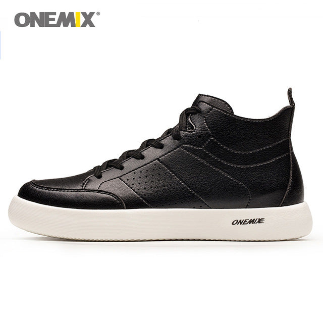Man Skateboarding Shoes Men Microfiber Leather High Designer Sport Leisure Skateboard Sneakers Outdoor Jogging Walking Trainers
