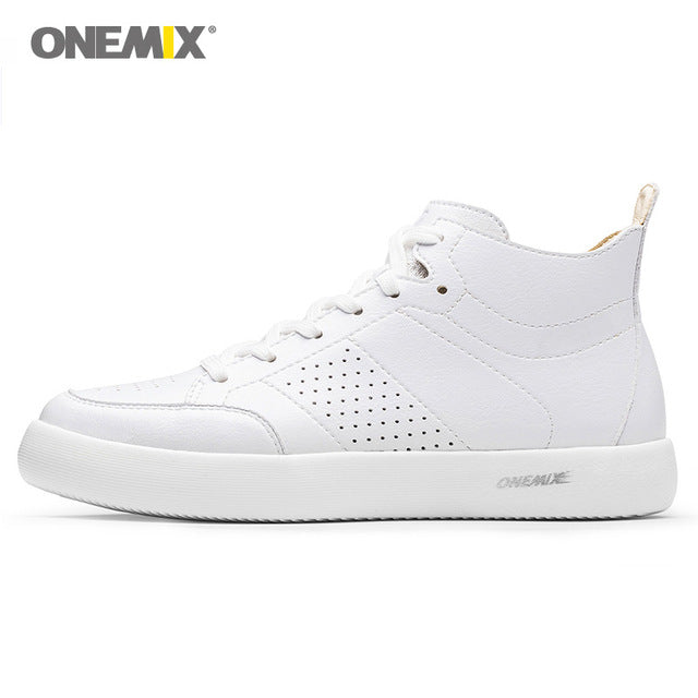 Man Skateboarding Shoes Men Microfiber Leather High Designer Sport Leisure Skateboard Sneakers Outdoor Jogging Walking Trainers