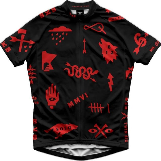 Twin Six Team pro aero Summer cycling jersey men 2019 retro style bicycle clothing MTB bike club classic cycle wear Sport shirt